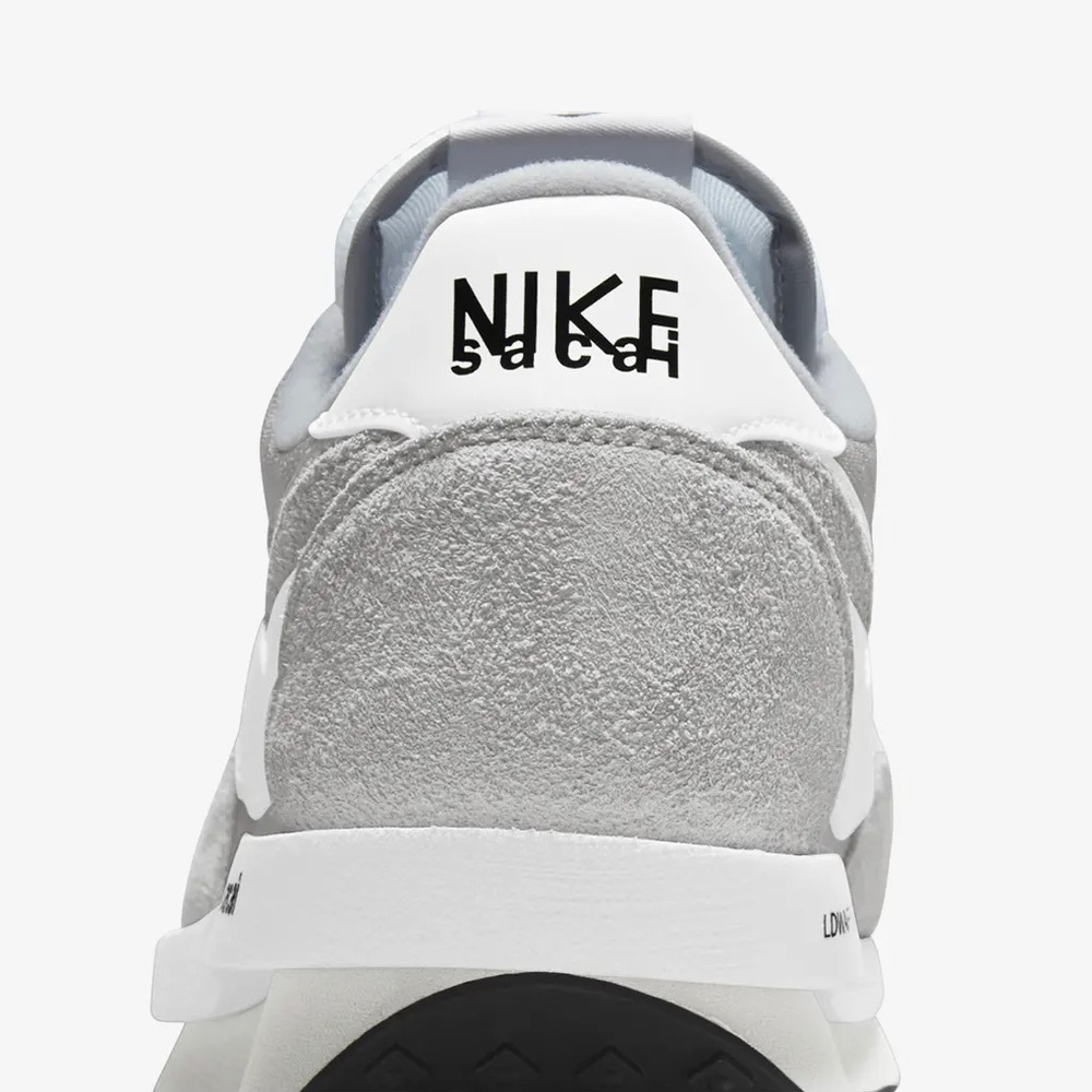 Nike x Sacai x Fragment LDWaffle Sneakers. Grey/White. Men 9/Women 10.5 - Picture 4 of 16